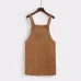 2019 Women Retro Corduroy Dress Autumn Spring Suspender Sundress Sarafan Loose Vest Overall Dress Female Natural Casual Dresses