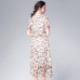 2019 summer European and American dress women's floral color #94980