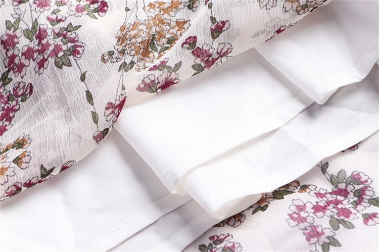 2019 summer European and American dress women's floral color #94980