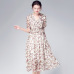 2019 summer European and American dress women's floral color #94980