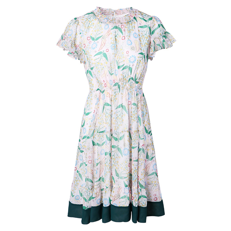 2019 summer European and American dresses, women's fresh and light colors #94973