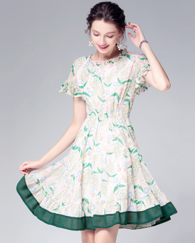 2019 summer European and American dresses, women's fresh and light colors #94973