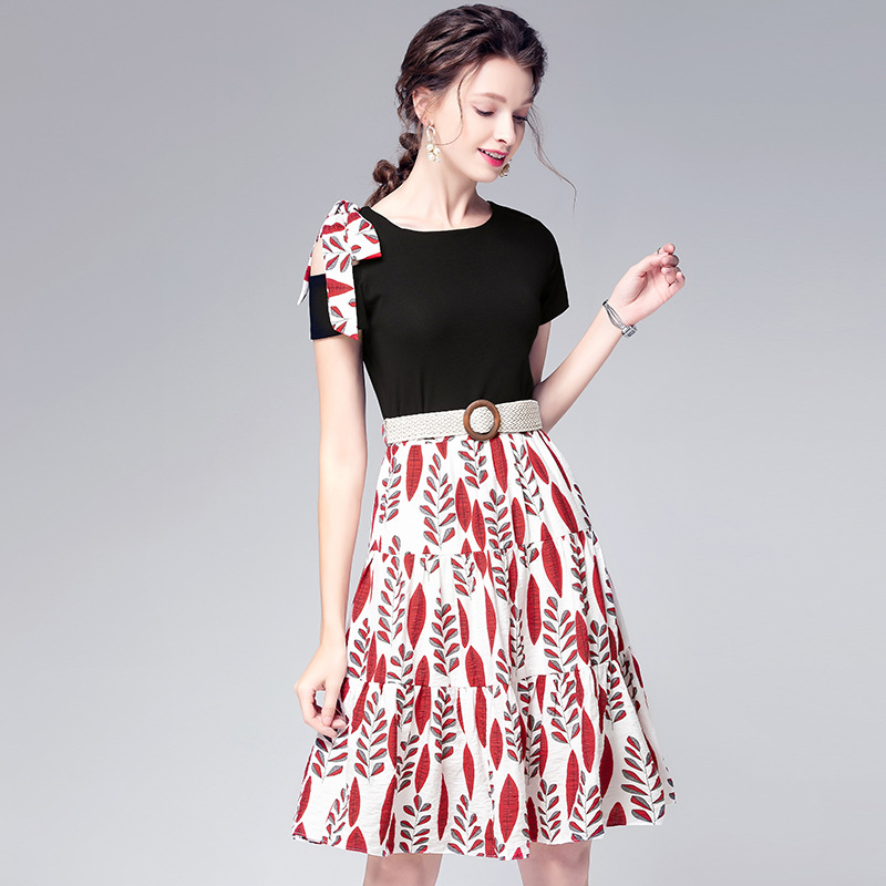 2019 summer European and American top fashion dress  #94981