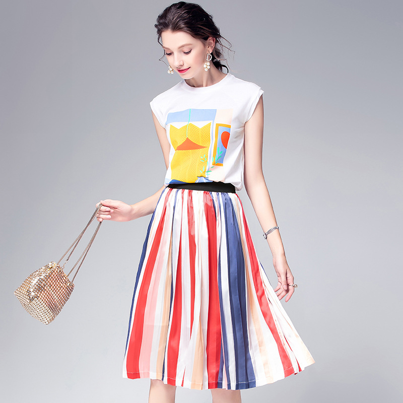 2019 summer European and American top fashion dress  #94985