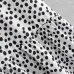 2019 women fashion o neck three quarter sleeve dots printing casual long dress female hem ruffles vestidos chic dresses DS1908