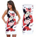 5XL Large Size Women Sweet Cartoon Dress Casual Print Dress Sexy Slim Party Dresses Sexy Summer Plus Size Women Dress Vestidos