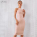 ADYCE 2019 New Summer White Women Bandage Dress Vestidos Elegant Tank Sexy Sleeveless Bodycon Club Dresses Celebrity Party Dress