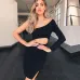 ADYCE 2019 New Summer Women One Shoulder Bandage Dress Celebrity Evening Party Dress Sexy Hollow Out Bodycon Club Dress Vestidos