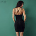 ADYCE 2019 Women Bandage Dress Celebrity Party Club Dress Sexy Spaghetti Strap V-Neck Backless Sleeveless Bodycon Dress Vestidos