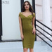 ADYCE New Summer Bandage Dress Women Vestidos Verano 2019 Sexy V Neck Off Shoulder Celebrity Party Dress Sexy Club Bodycon Dress