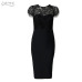 Adyce 2019 New Summer Women Bandage Dress Vestidos Sexy White Black Lace Short Sleeve Hollow Out Club Dress Evening Party Dress