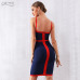 Adyce 2019 New Summer Women Bodycon Bandage Dress Vestidos Elegant Blue Spaghetti Strap Nightclub Dress Celebrity Party Dresses