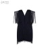 Adyce 2019 Summer Fringe Women Bandage Dress Elegant Club Party Dress Sexy V Neck Off Shoulder Tassel Mini Club Dresses Vestidos