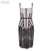 Adyce Sexy Summer Bandage Dress Women Vestido 2019 New Bodycon Lace Spaghetti Strap Club Dress Midi Celebrity Runway Party Dress