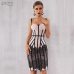 Adyce Sexy Summer Bandage Dress Women Vestido 2019 New Bodycon Lace Spaghetti Strap Club Dress Midi Celebrity Runway Party Dress