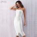 Adyce Summer Women Bandage Dress Vestidos Verano 2019 Sexy Sleeveless Strapless Club Dress Elegant Celebrity Party Runway Dress