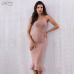 Adyce Summer Women Bandage Dress Vestidos Verano 2019 Sexy Sleeveless Strapless Club Dress Elegant Celebrity Party Runway Dress