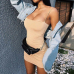 Articat Black Sexy Bodycon Summer Dress 2019 Strapless Spaghetti Strap Bandage Mini Dress Party Casual Basic Beach Dress Short