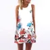 BHflutter Vestidos 2018 New Style Summer Dress Sleeveless Hearts Print Casual Women Dress Above Knee Women Short Beach Dresses