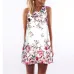BHflutter Women Dress New 2018 Summer Style Short Dress Floral Print Casual Woman Chiffon Dresses Boho Beach Dresses Vestidos