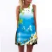 BHflutter Women Dress New 2018 Summer Style Short Dress Floral Print Casual Woman Chiffon Dresses Boho Beach Dresses Vestidos