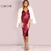 COLROVIE Burgundy Satin Party Club Dress Deep V Neck Women Summer Dresses Sexy Bodycon Strap Ruched Ladies Midi Slip Dress