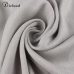 Dicloud Sexy linen dresses women summer 2019 fashion v neck sexy midi vestidos off white beach party wrap dresses female