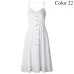 Elegant Button Women Dress Polka Dots Red Cotton Midi Dress 2019 Summer Casual Female Plus Size Lady Beach vestidos FICUSRONG