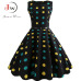 Floral Print Summer Dress Women  Vintage Elegant Swing Rockabilly Party Dresses Plus Size Casual Midi Tunic Runway Dress