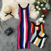 Gagarich Striped Fashion Women Dresses 2019 Spring Summer Robe Femme Bodycon Sweater Dress Sleeveless Stretch Knitted Vestidos