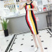 Gagarich Striped Fashion Women Dresses 2019 Spring Summer Robe Femme Bodycon Sweater Dress Sleeveless Stretch Knitted Vestidos