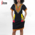 Hambelela Summer Vintage Dress Women Tunic Casual Beach Dress 2017 African Print Shirt Dress Robe Femme Plus Size Dashiki Dress