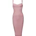 INDRESSME 2019 Women's Midi Bandage Dress Sexy Spaghetti Strap Bodycon Club Party Dresses Vestidos Wholesale