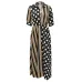 KANCOOLD Dress Womens Boho Half Sleeve Wave Point Fashion Dress Ladies Casual Evening Paty Long Dress women 2018AUG15
