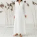 KANCOOLD dress Women's Kaftan Cotton Long Sleeve Plain Casaul Dress Oversized Maxi Long Shirt dress women 2018jul20