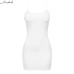 Macheda 2018 New Summer Black And White Ladies Sexy Halter Sheath Dress Tight Solid Color Sleeveless Backless Beach Dress