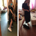 Maxi T Shirt Dress Women Summer Beach Casual Sexy Boho Elegant Vintage Bandage Bodycon Wrap Black Split Long Dresses Plus Size