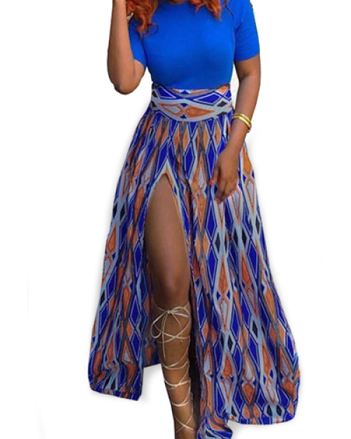 Milk Fiber Fashion O neck Short Sleeve A Line Floor length Dresses Milk Fiber Fashion O neck Short Sleeve A Line Floor length Dresses