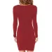 New 2017 Women Summer Autumn Sexy Casual dress Fashion elegent Black Dress Vestidos Long Sleeve Dress