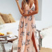 New Hot Selling Women Maxi Long Dress Holiday Summer Evening Party Beach Slit Spilt Sundress Woman Ladies Sleeveless Dresses