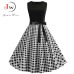 New Music Note Print Women Vintage Dress Summer Sleeveless O Neck Casual Swing Retro Party Midi Dresses Vestido Robe Femme