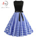 New Music Note Print Women Vintage Dress Summer Sleeveless O Neck Casual Swing Retro Party Midi Dresses Vestido Robe Femme