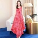 New plus size women summer dress 2019 vestidos style  women clothing loose women clothes casual de festa summer party dresses