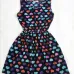 Plus Size Summer Women  Casual Beach Short sleeve Black blue Anchor Mini Dress Bodycon Work Dress Party Fashion Dresses Vestidos