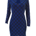 Polyester Sexy Mandarin Collar Long Sleeve Sheath Mini Dresses Polyester Sexy Mandarin Collar Long Sleeve Sheath Mini Dresses