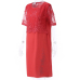 Rimiut 5XL 6XL Women Summer Autumn Big Size Dress Elegant Lace Dress Female Large Size Evening Party Dresses vestido Plus size