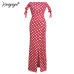 Ruiyige Vintage Polka Dot Dress Women Party Dresses Women Maxi Long Dress Elegant Lady Summer Dress 2019 Female Vestidos