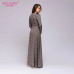 S.FLAVOR Retro wave point long dress Women vintage style O-neck three quarter sleeve Elegant vestidos Spring Summer casual dress