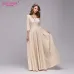 S.FLAVOR Women Vintage square collar long dress New Elegant solid color 3/4 sleeve party vestidos Casual Spring Summer dress