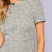 SHEIN Multicolor Allover Floral Print Ruffle Hem Textured Dress Elegant Casual Fit and Flare Dresses Women A Line Summer Dress
